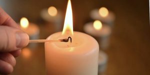 Light a candle at the end of a busy day